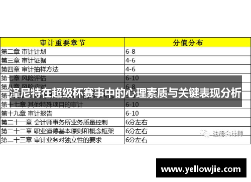 泽尼特在超级杯赛事中的心理素质与关键表现分析